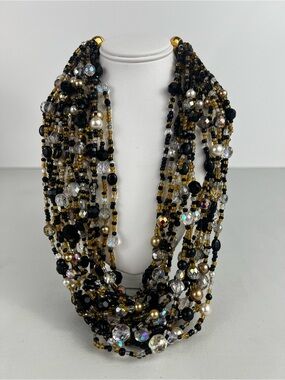 Joan Rivers Czech Republic 16 Strand Torsade Necklace
